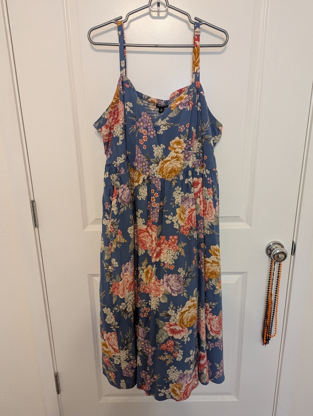 Torrid Midi Challis Sweetheart Dress